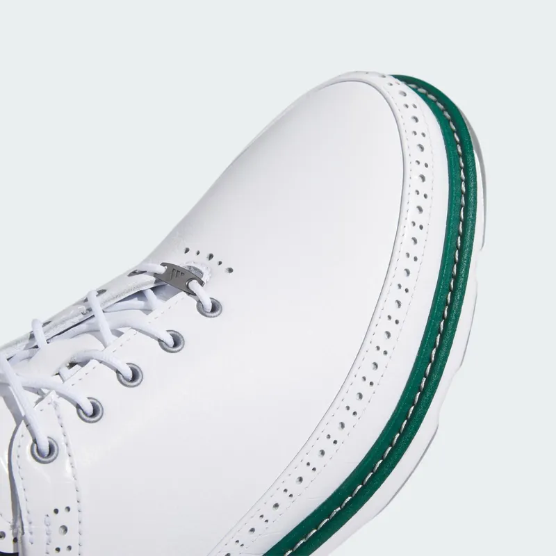 adidas MC80 Spikeless Golf Cloud White Silver Metallic Collegiate Green (IE3526)