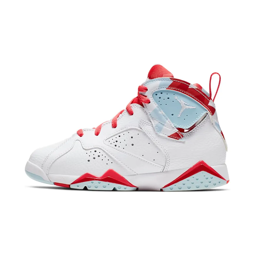 Jordan 7 Retro Topaz Mist (PS) White/White-Topaz Mist-Ember Glow-Gym Red (442961-104)