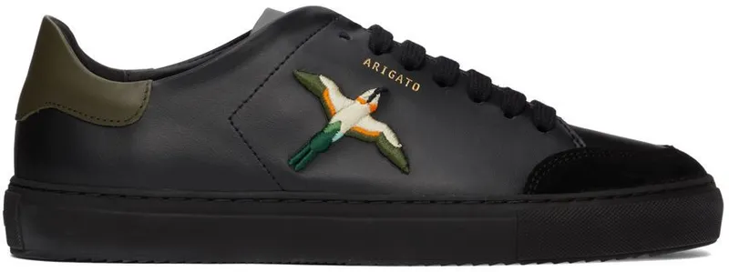 Axel Arigato Black & Khaki Clean 90 Triple Bee Bird (28662)