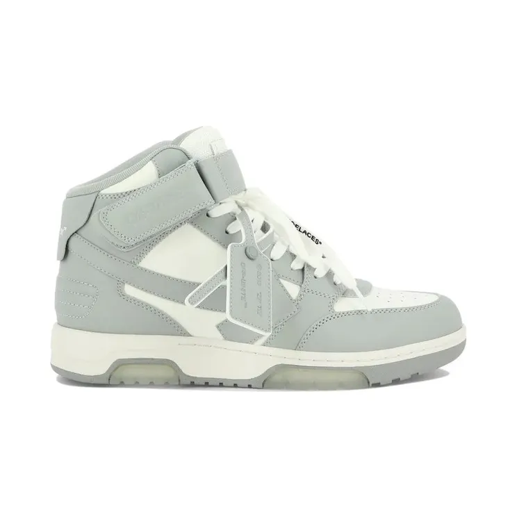 Off-White Out Of Office Mid Top White Grey (OMIA259C99-LEA002-0109)