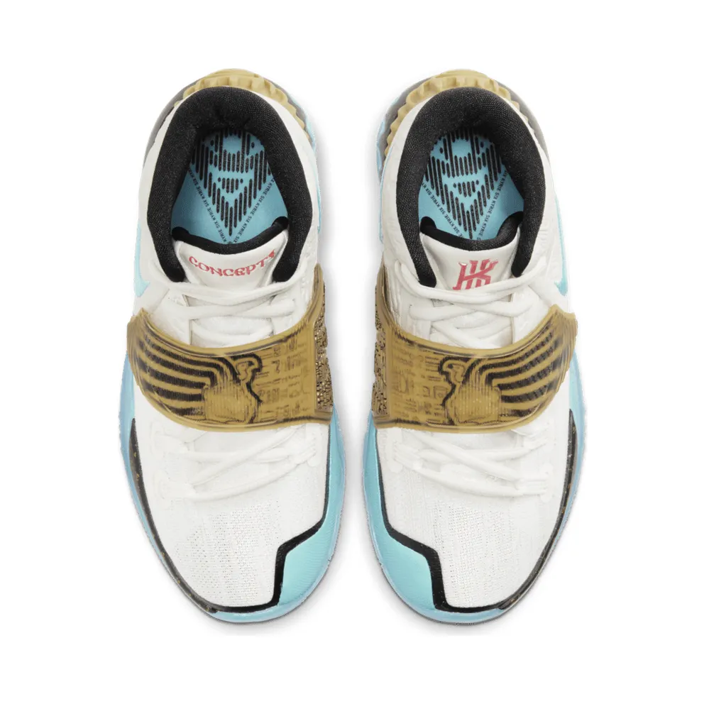Nike Kyrie 6 Concepts Golden Mummy (GS) Sand/Teal-Metallic Gold (CV5572-149)