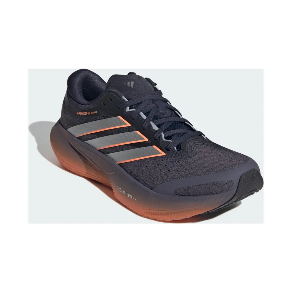 Adidas SUPERNOVA SOLUTION 3 Running Shoes Aurora Onix / Silver Metallic / Lucid Orange (JQ5907)