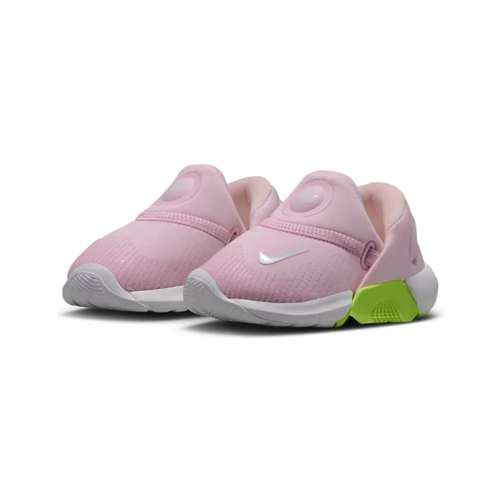 Nike Swoosh Go “Pink Foam / Volt / Barely Volt / Sail” (IB3362-600)