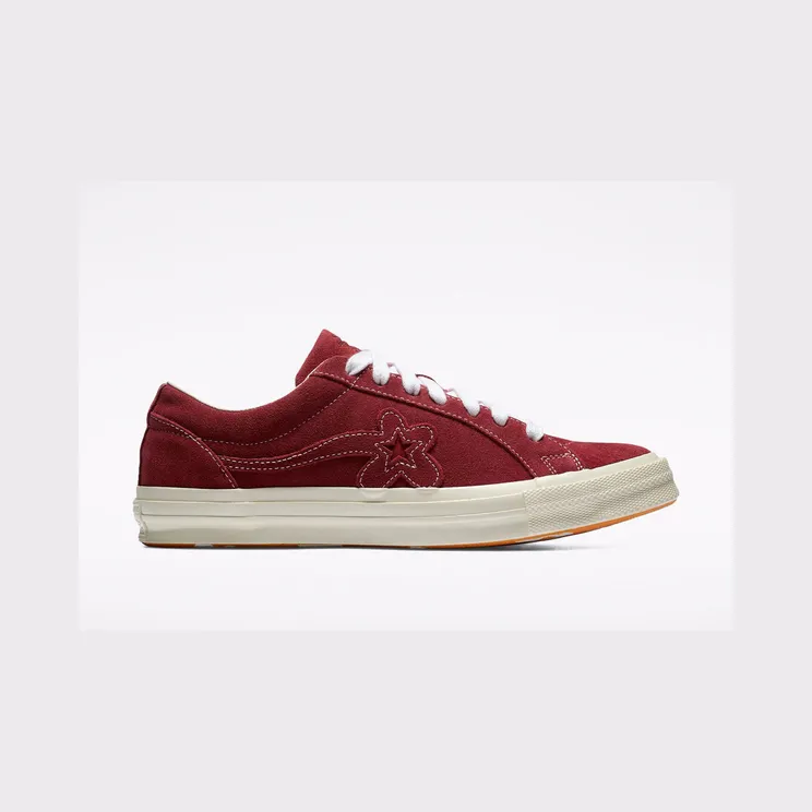 Converse Golf Le Fleur x One Star Ox ‘Mono Red’ Rhubarb (162132C)