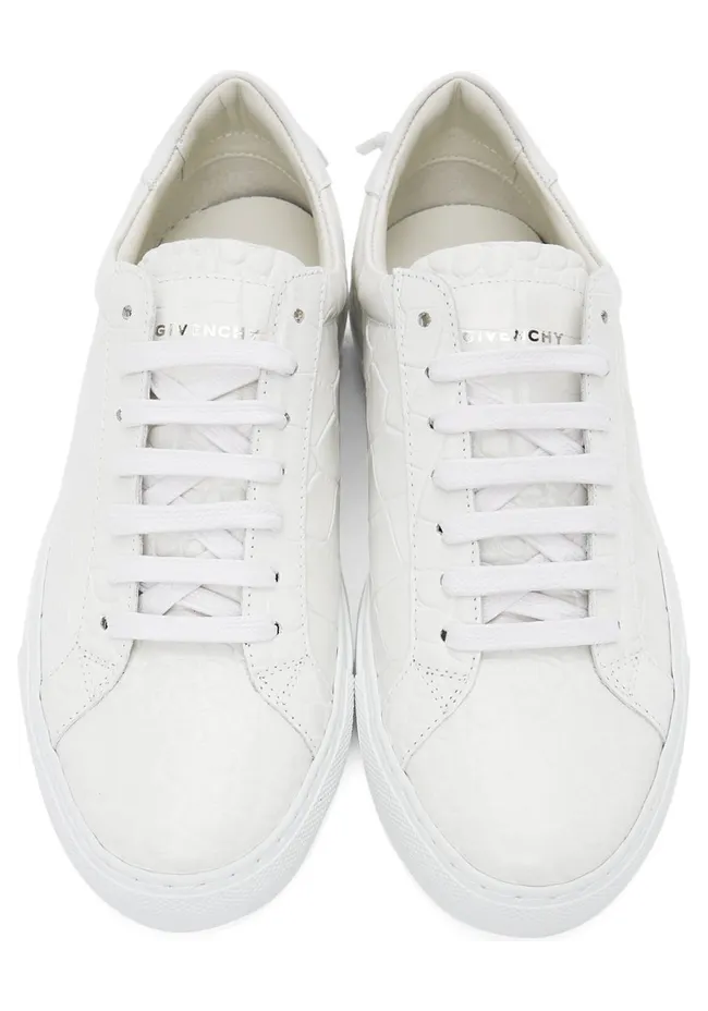 Givenchy White Croc Urban Knots Sneakers (BE0003E10J) (5)