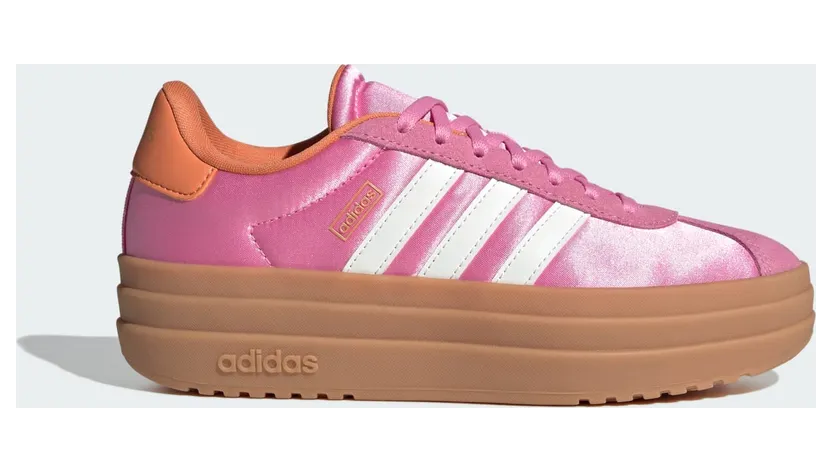 Adidas VL Court Bold Junior Bliss Pink / Off White / Dusky Orange (JQ1875)