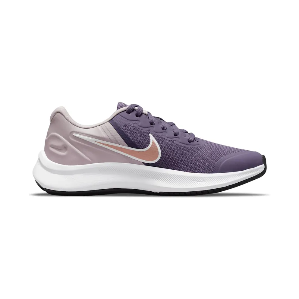 Nike Star Runner 3 Older Kids’ Road Running Purple 50% Sustainable Materials (DA2776-501)