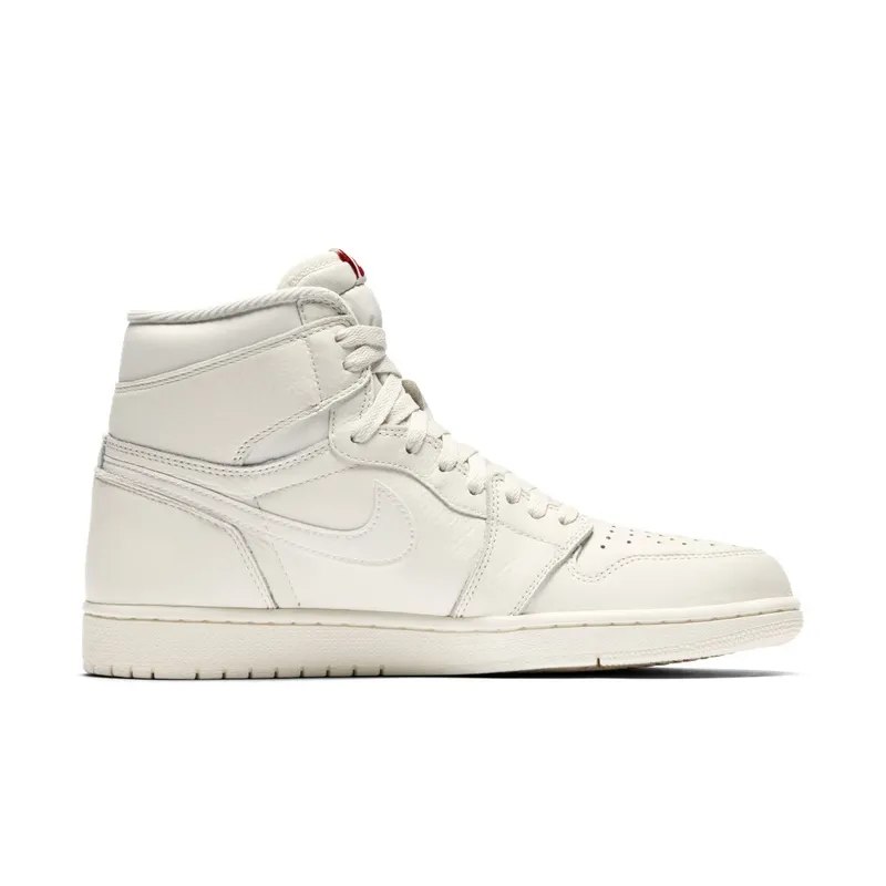 Air Jordan 1 Retro High OG Sail University Red (555088-114)