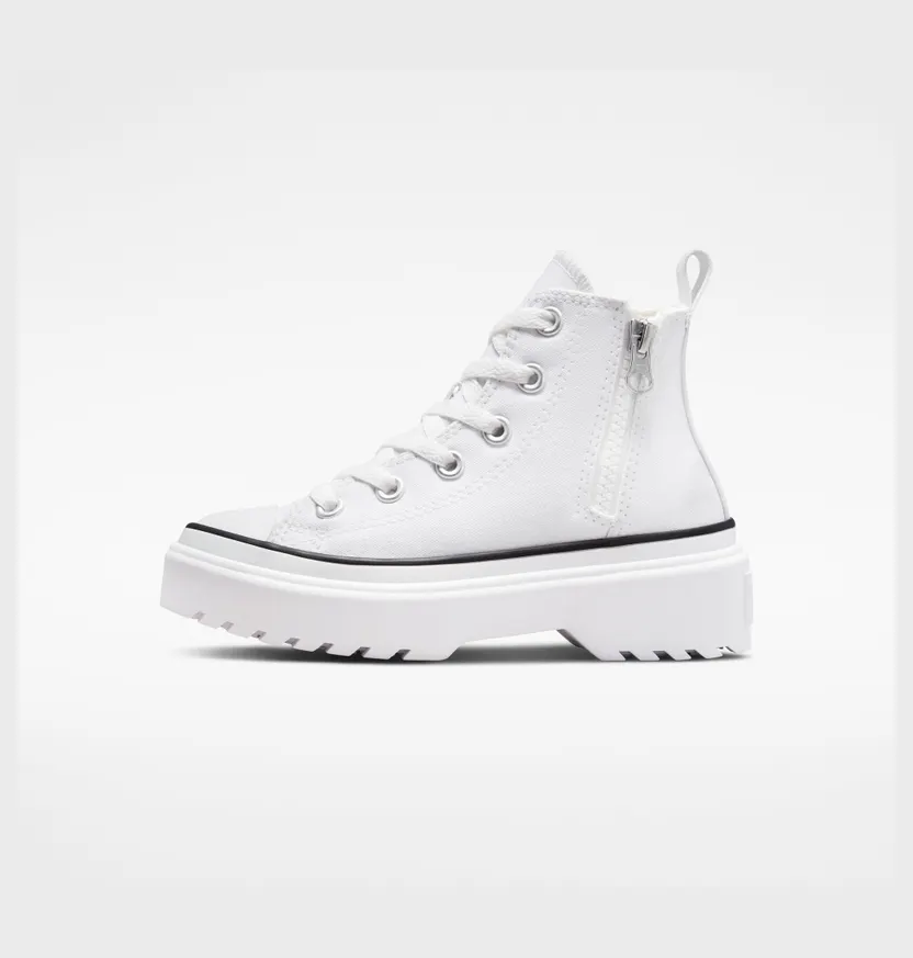 Converse Chuck Taylor All Star Lugged Lift Platform Canvas Wit/wit/zwart