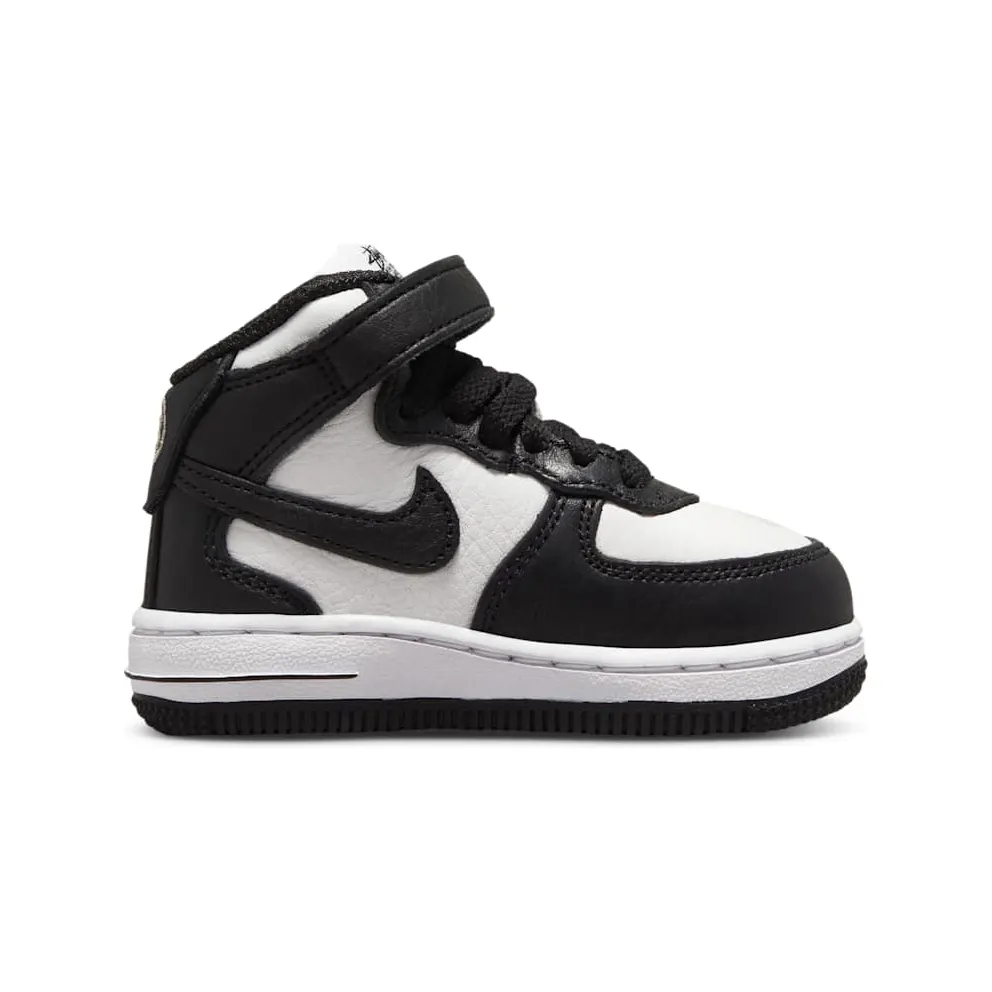 Nike x Stüssy Force 1 Mid Baby/Toddler Black (DN4160-002)