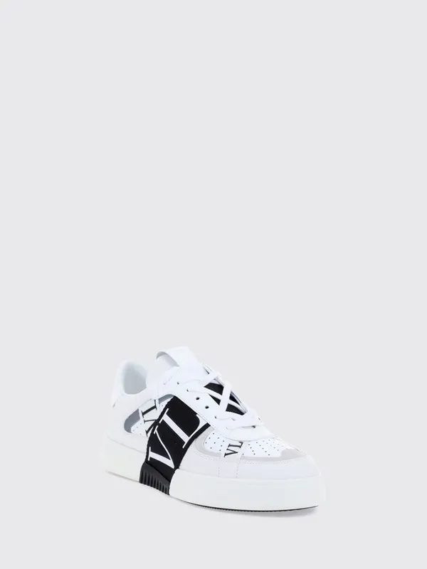 Valentino garavani VL7N Smooth Calf Leather Sneakers with Printed Logo White (S0C58WRQ24P)