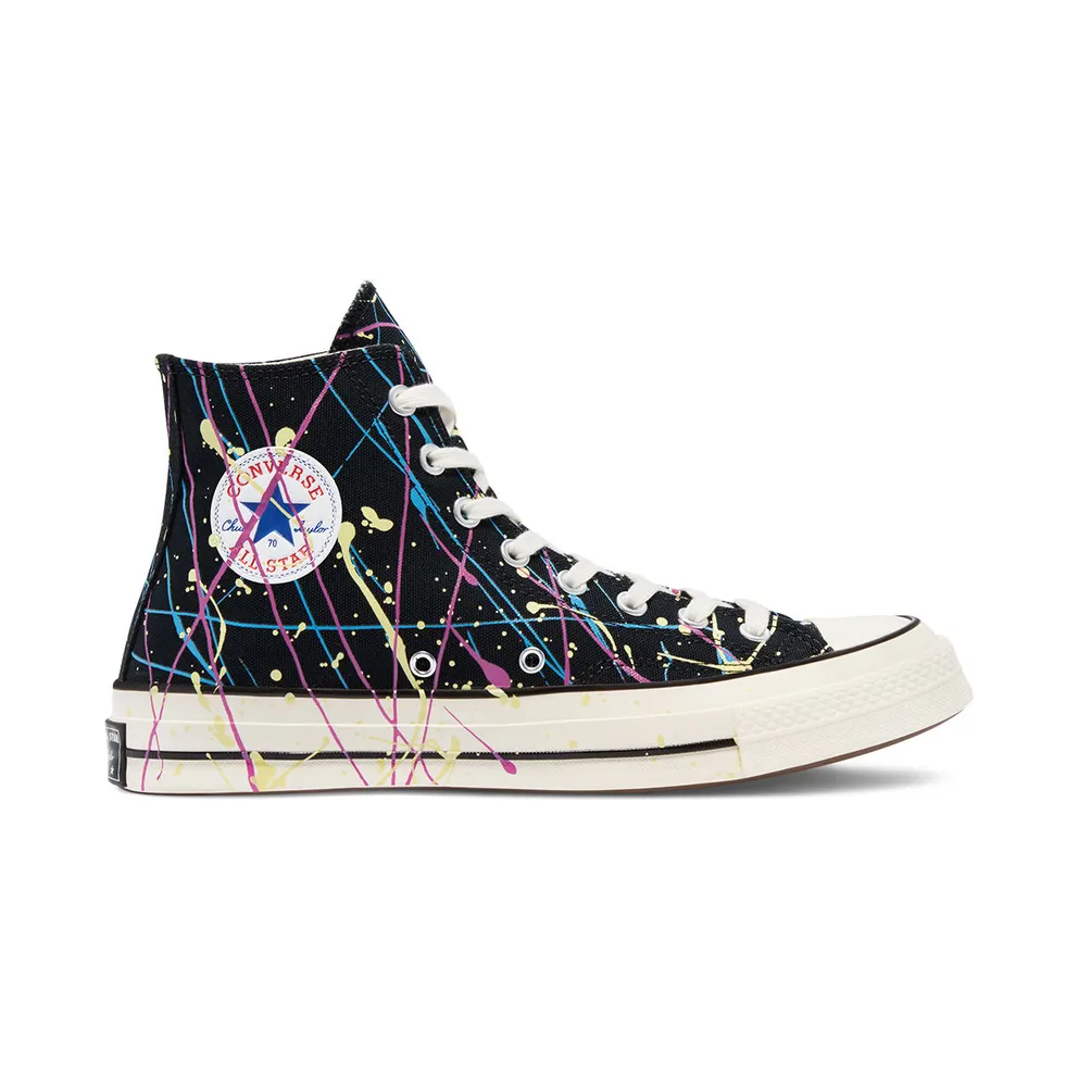 Converse Archive Paint Splatter Chuck 70 High Top Black/hyper Magenta/egret (170801C)