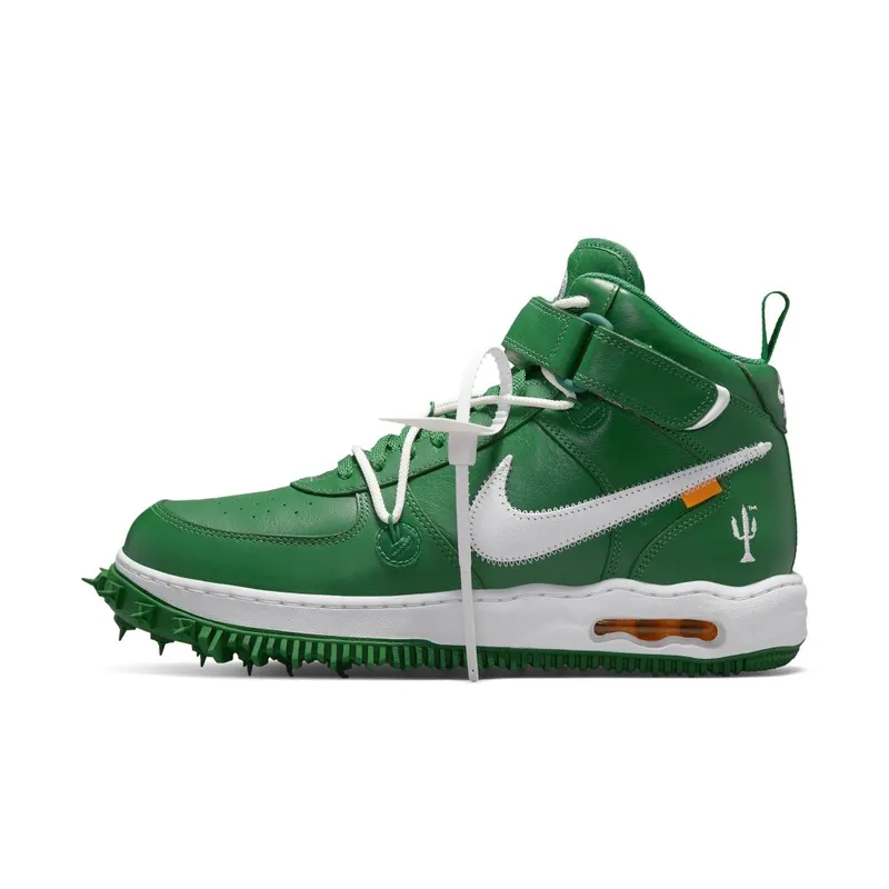 Nike Air Force 1 Mid x Off-White ™ Pine Green/White/White (DR0500-300)