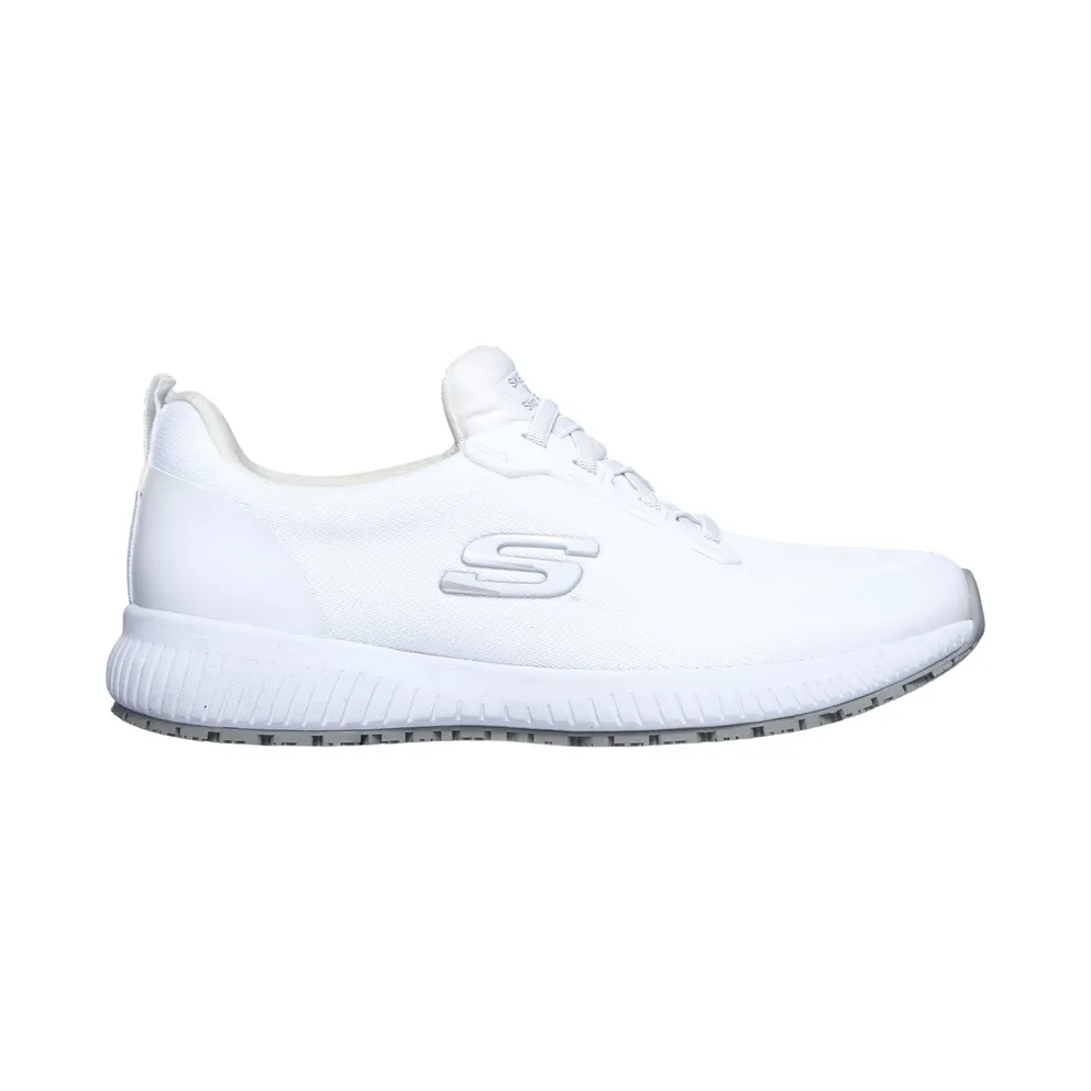 Skechers Work Slip-Resistant: Squad Sneaker White
