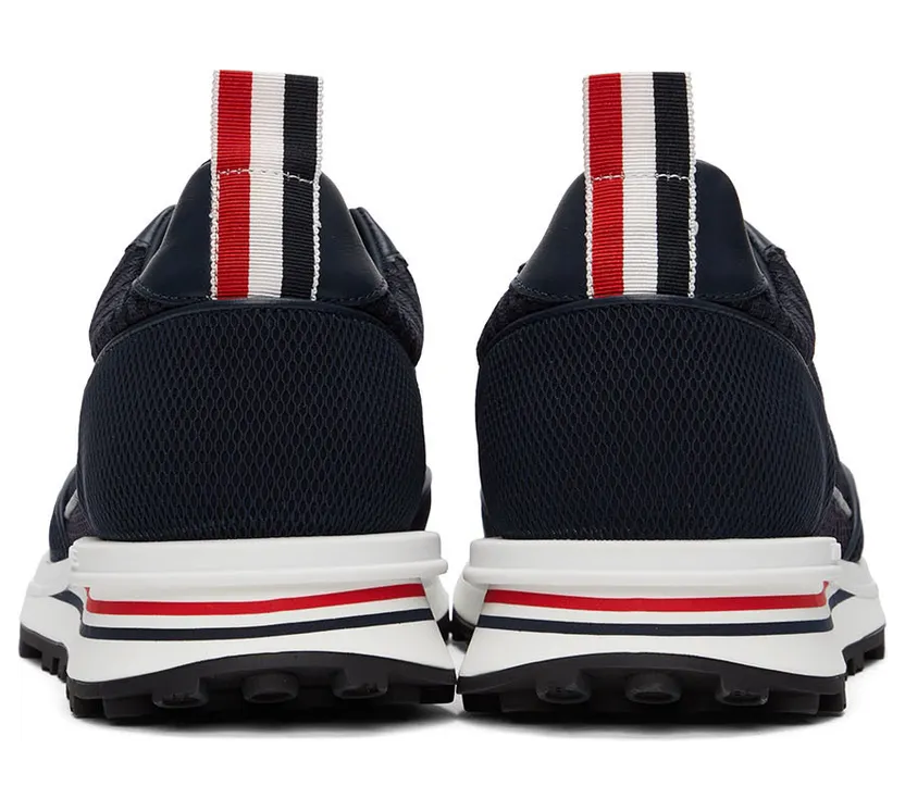 Thom Browne Grey Mesh Tech Runner Sneakers (MFD228B-03193) (4)