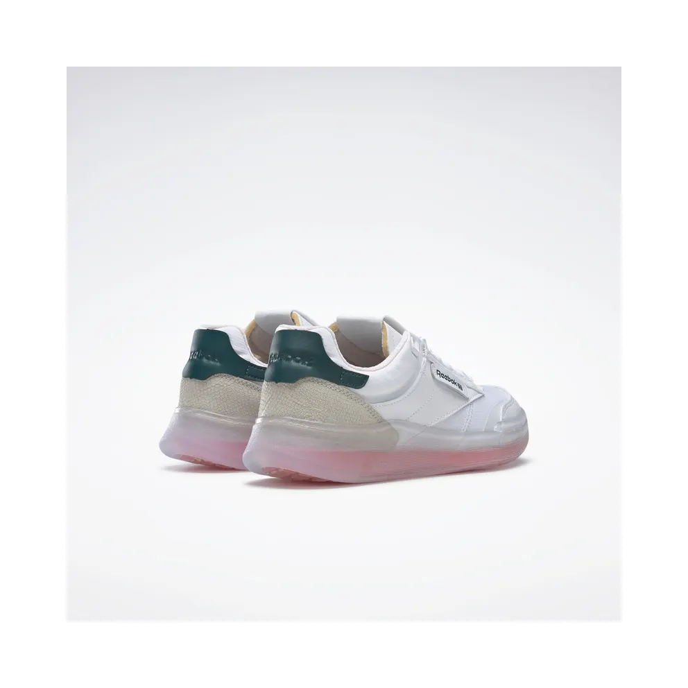 Adidas Club C Legacy White / Twisted Coral / Forest Green (G55899)