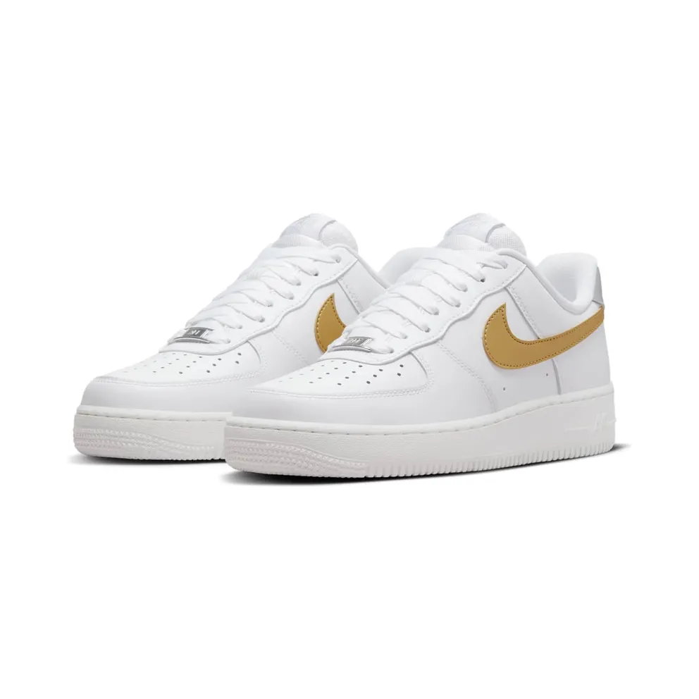 Nike AIR FORCE 1 MNS “White / Gold / Silver” (DD8959-106)