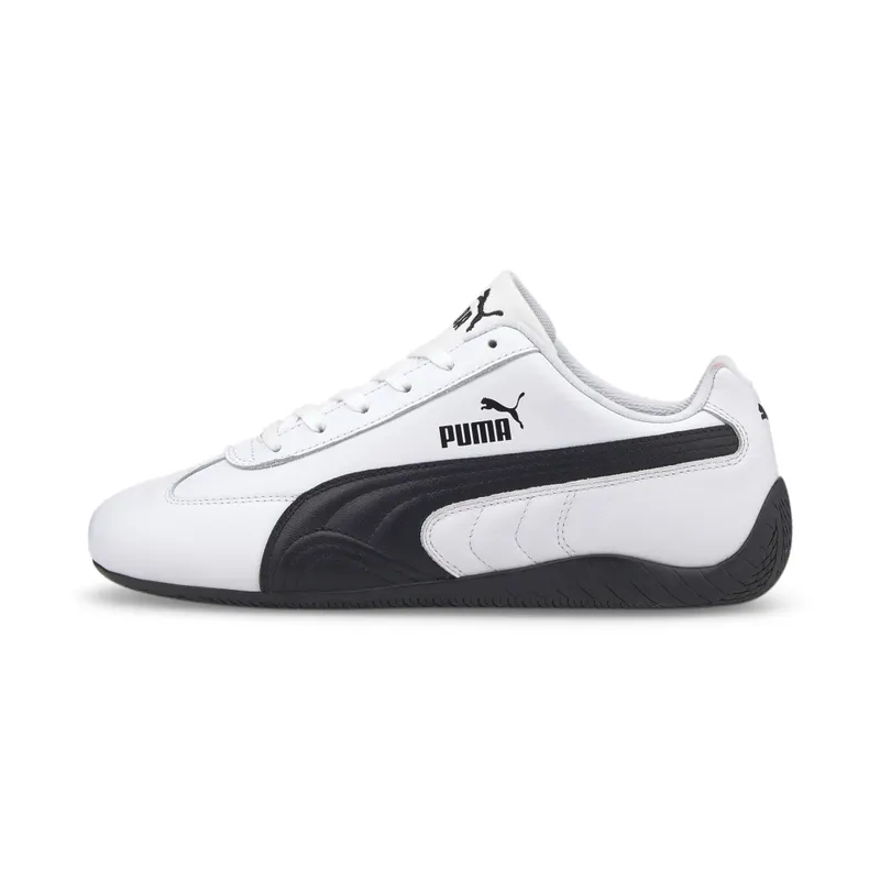 Puma Speedcat Shield Lth Driving Shoes White/Black (387054-01)