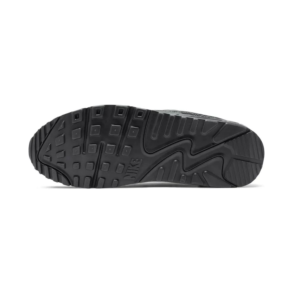 Nike Air Max 90 Grey Suede Anthracite/Black-Red (AJ1285-025)
