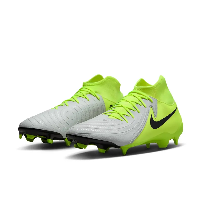 Nike Phantom Luna 2 Academy MG Metallic Silver Volt Black (FD6725-003)