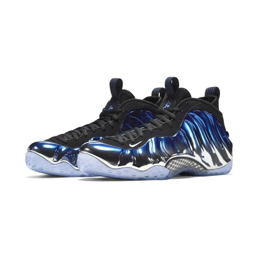 Nike Air Foamposite One Blue Mirror Metallic Silver/Black-Dark Neon Royal-White (575420-008)