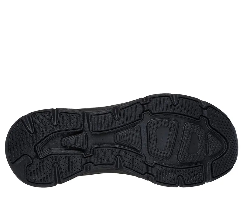 Skechers Relaxed Fit: D’Lux Walker 2.0 – Golden Step Sneaker Black/Roos Gold