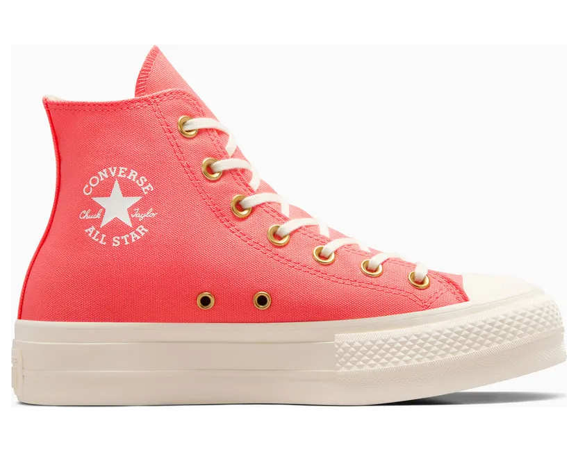 Converse Chuck Taylor All Star Lift Platform Watermelon Slushy/Egret/White (A09914C)