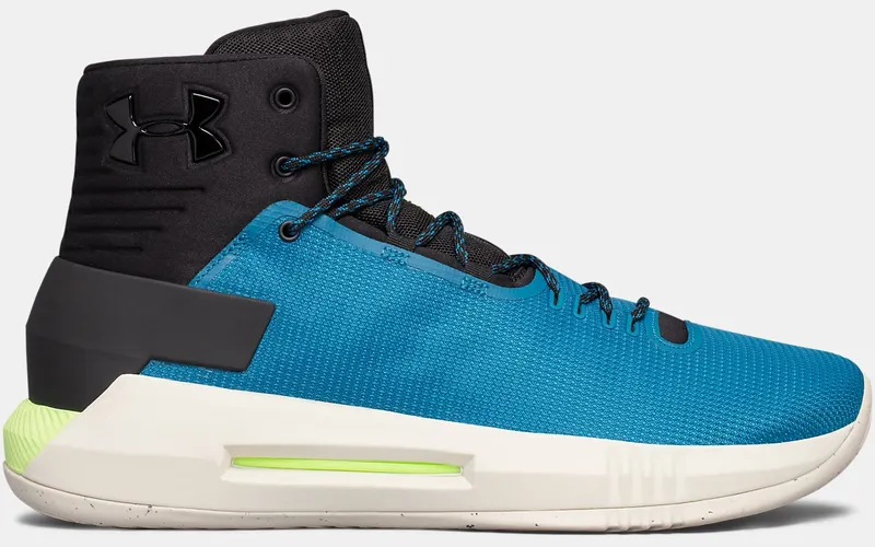 Under Armour UA Drive 4 Black Black/Blue-Lime (1298309-003)