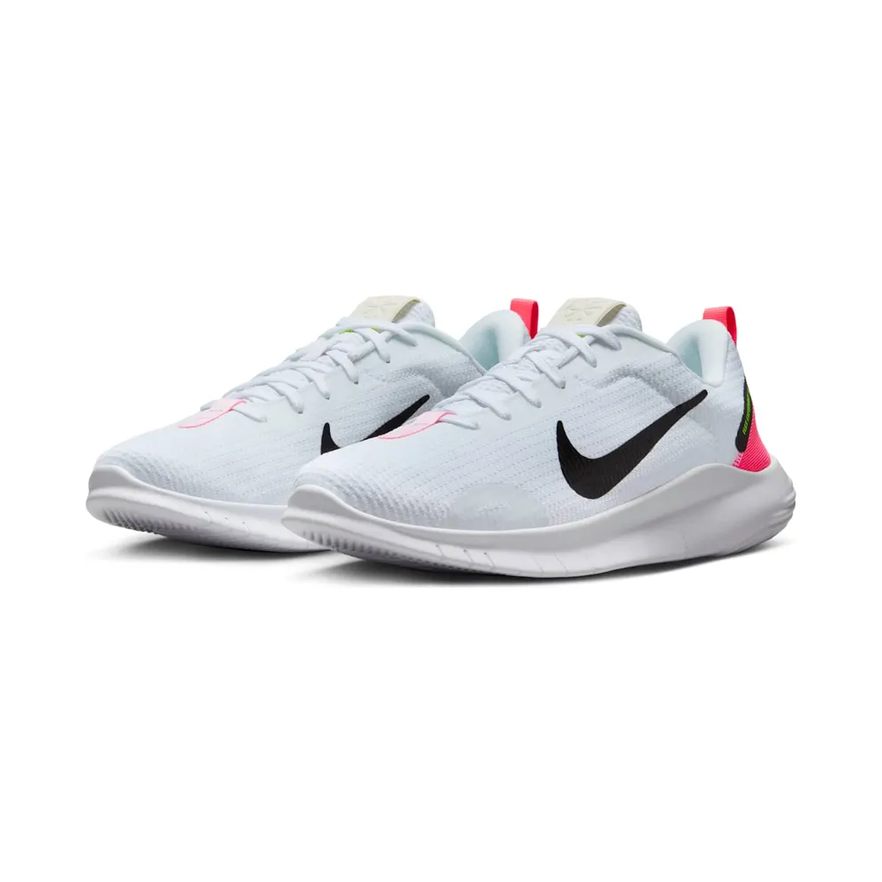 Nike Flex Experience Run 12 White Hot Punch Volt Black (DV0746-102)