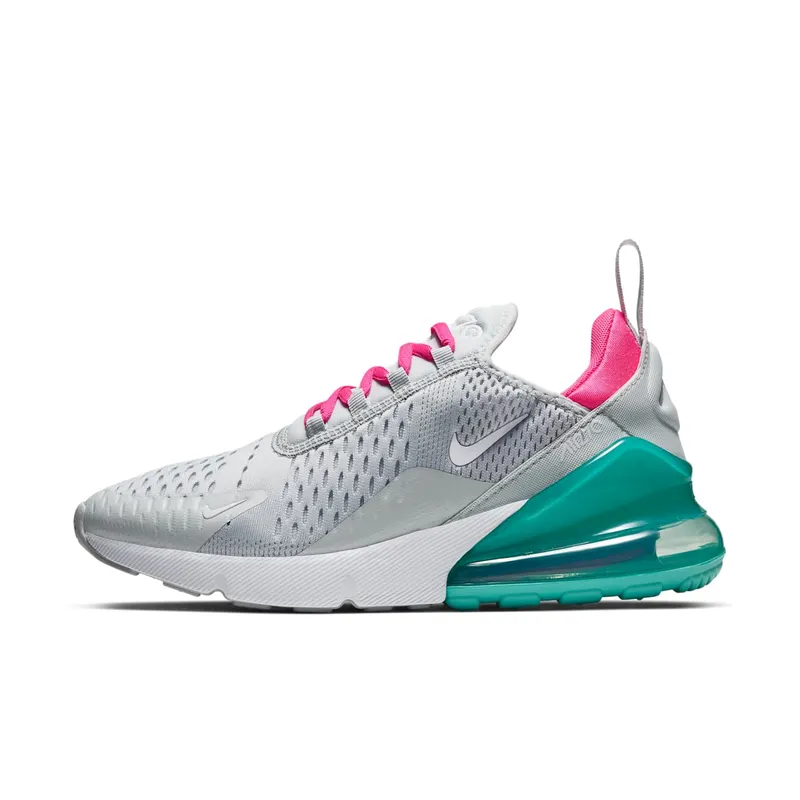 Nike Air Max 270 South Beach (W) Pure Platinum/Pink Blast-Aurora-White (AH6789-065)