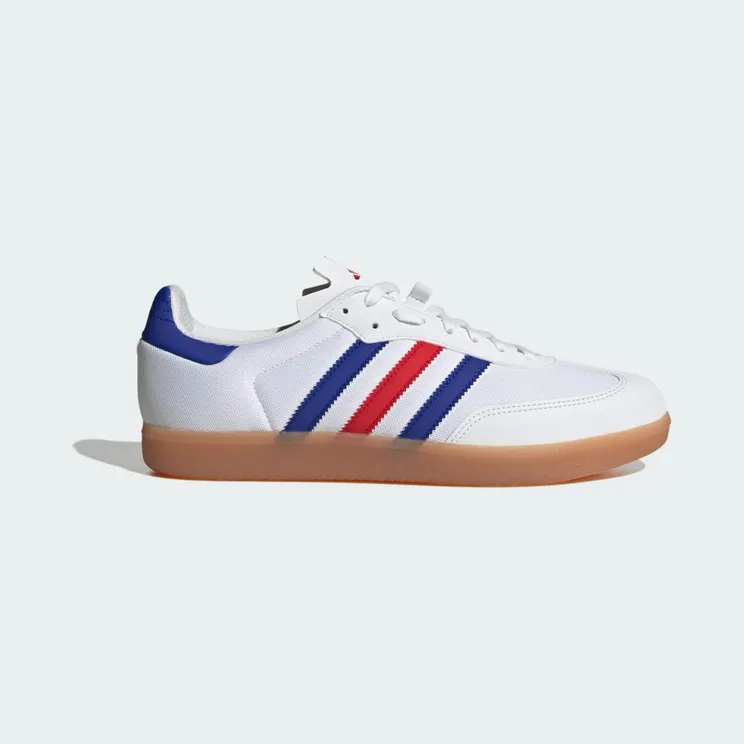 adidas The Velosamba Made With Nature Fietsschoenen Cloud White / Lucid Blue / Better Scarlet (IE7022)