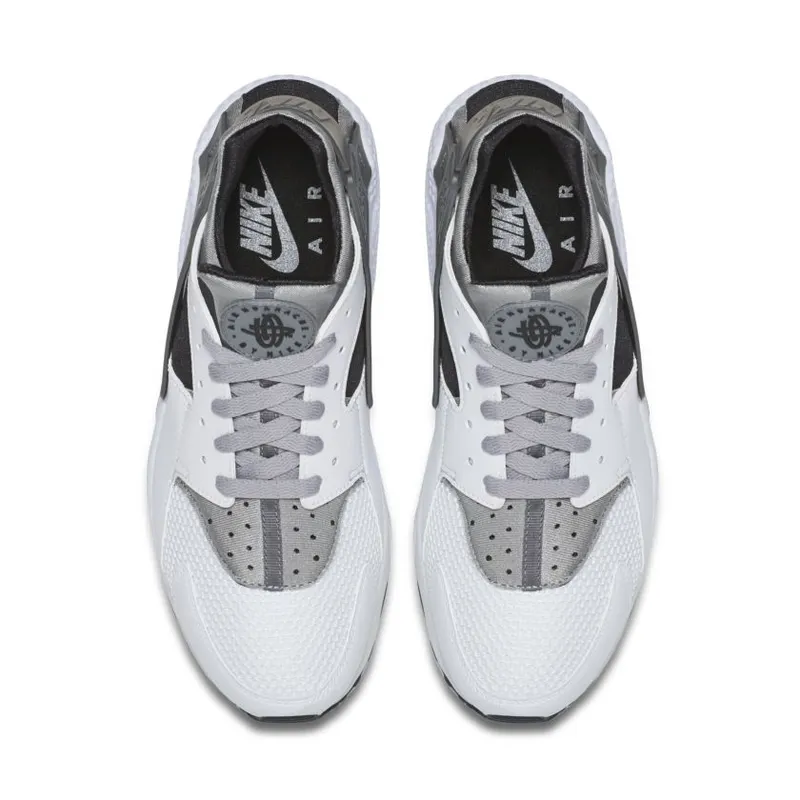 Nike Air Huarache Run White Wolf Grey Black White/Wolf Grey-Black-Cool Grey (318429-101)