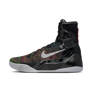 Nike Kobe 9 Elite Protro Masterpiece “Black / Bright Crimson / Volt / Metallic Silver” (FZ7335-001)