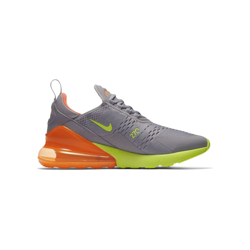 Nike Air Max 270 Grey Volt Orange Atmosphere Grey/Volt-Total Orange (AH8050-012)