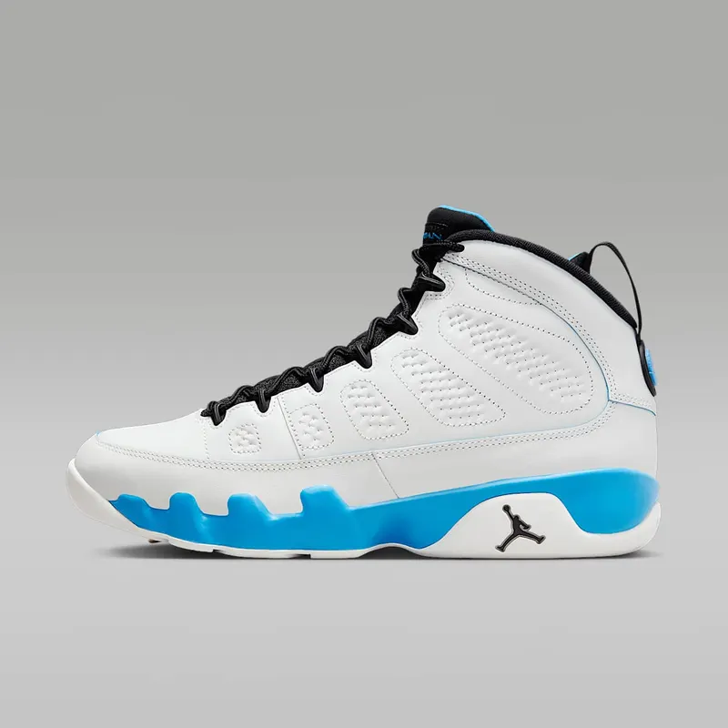 Air Jordan 9 Retro “Summit White / Dark Powder Blue / Black” (FQ8992-101)
