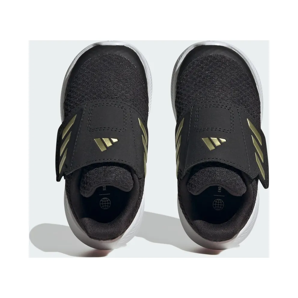 Adidas RunFalcon 3.0 Hook-and-Loop Core Black / Gold Metallic / Better Scarlet (IG5390)