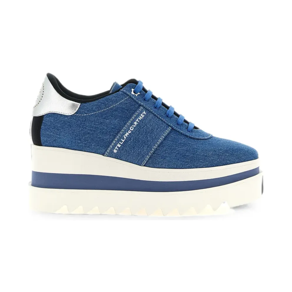 Stella McCartney Sneakelyse with plateauzool – Blue (810757E00337)