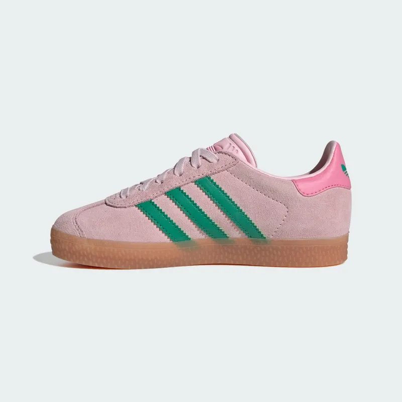 Adidas Gazelle Comfort Closure with Elastische Veters Kids Clear Pink / Court Green / Bliss Pink (JQ7837)