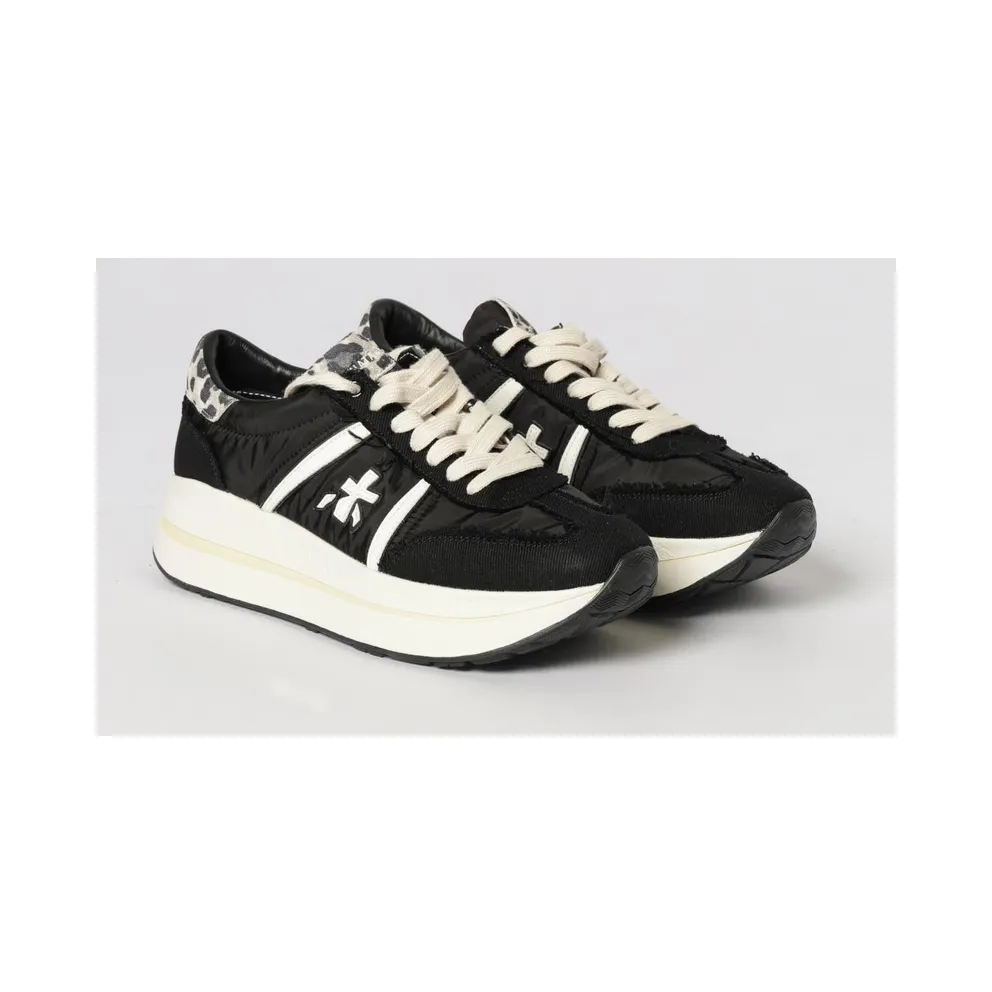 Premiata Bethcoin Suede and Mesh Sneakers Black (BETHCOIN8150)