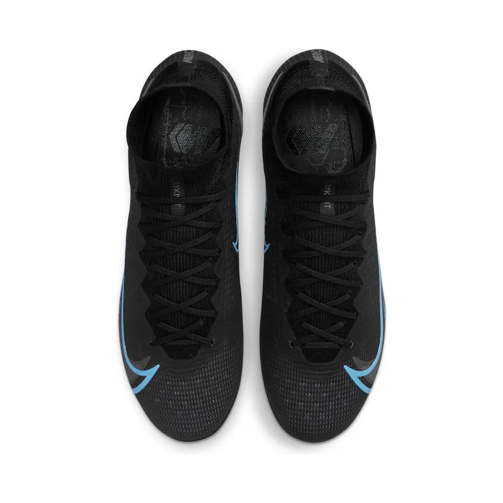 Nike Mercurial Superfly 8 Elite FG Black Light Blue (CV0958-004)