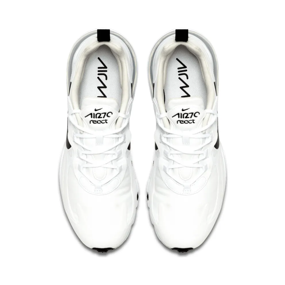 Nike Air Max 270 React White (W) White/Metallic Silver/Black (CI3899-101)