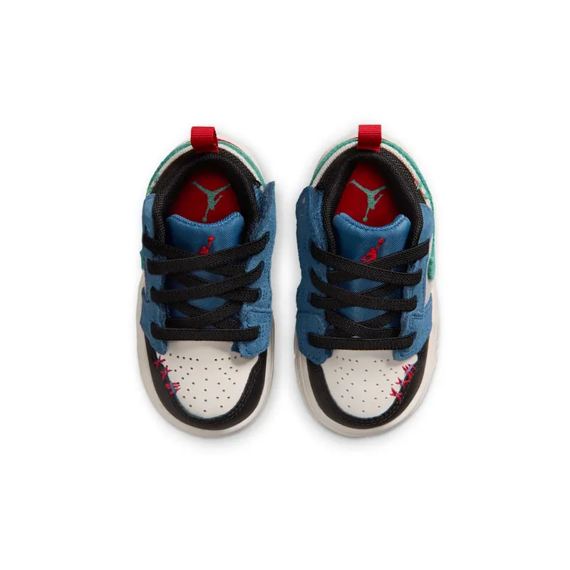 Air Jordan 1 True Blue/University Red/Kinetic Green/Black (IO2064-401)