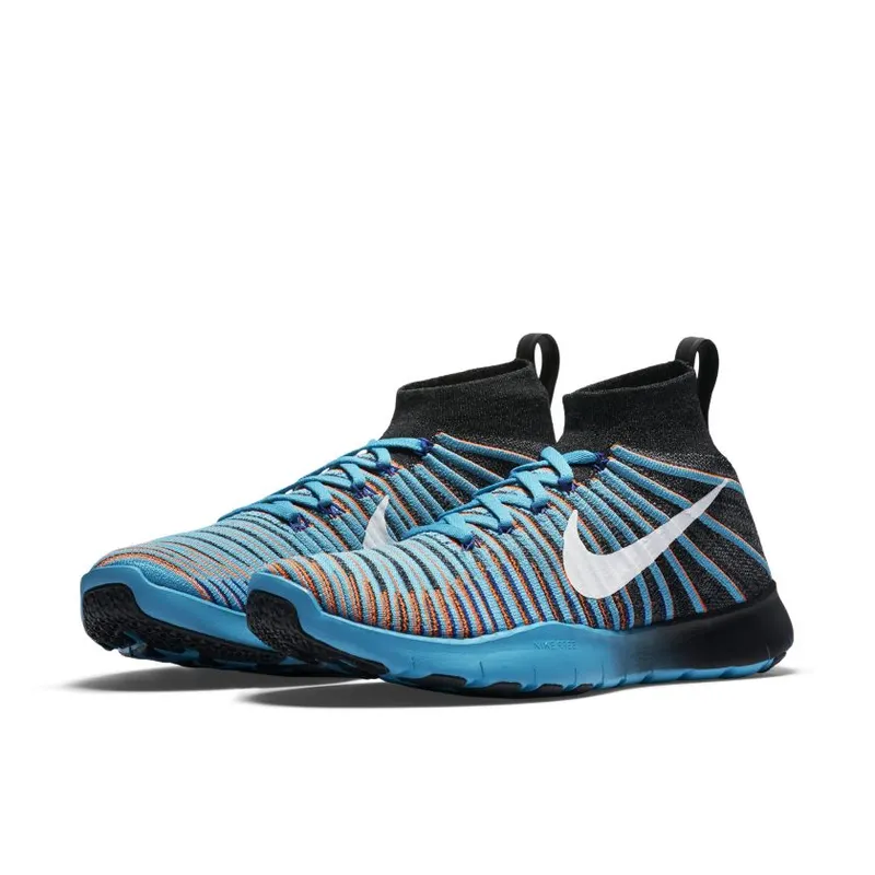 Nike Free TR Force Flyknit Black Chlorine Blue Black/White-Dark Grey-Chlorine Blue (833275-010)