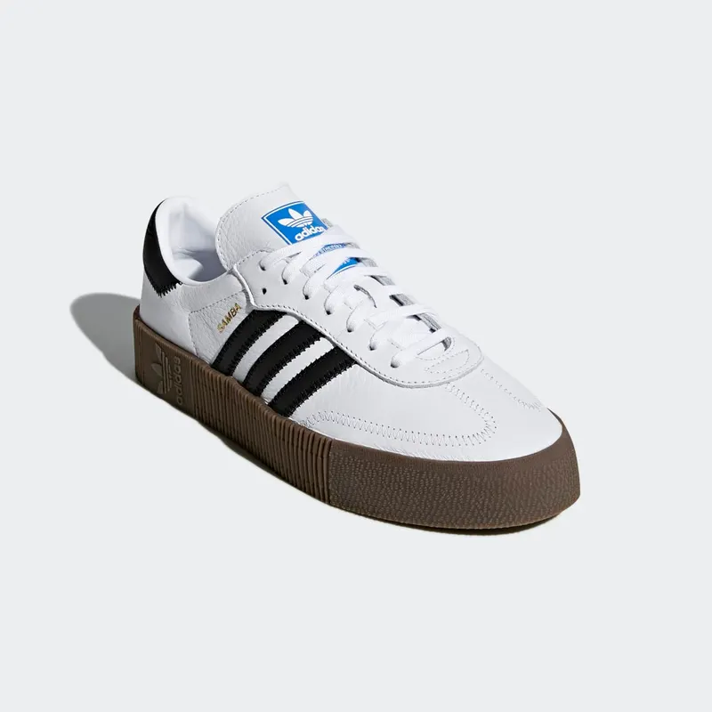 adidas Sambarose White Black Gum (W) Cloud White/Core Black/Gum (AQ1134)