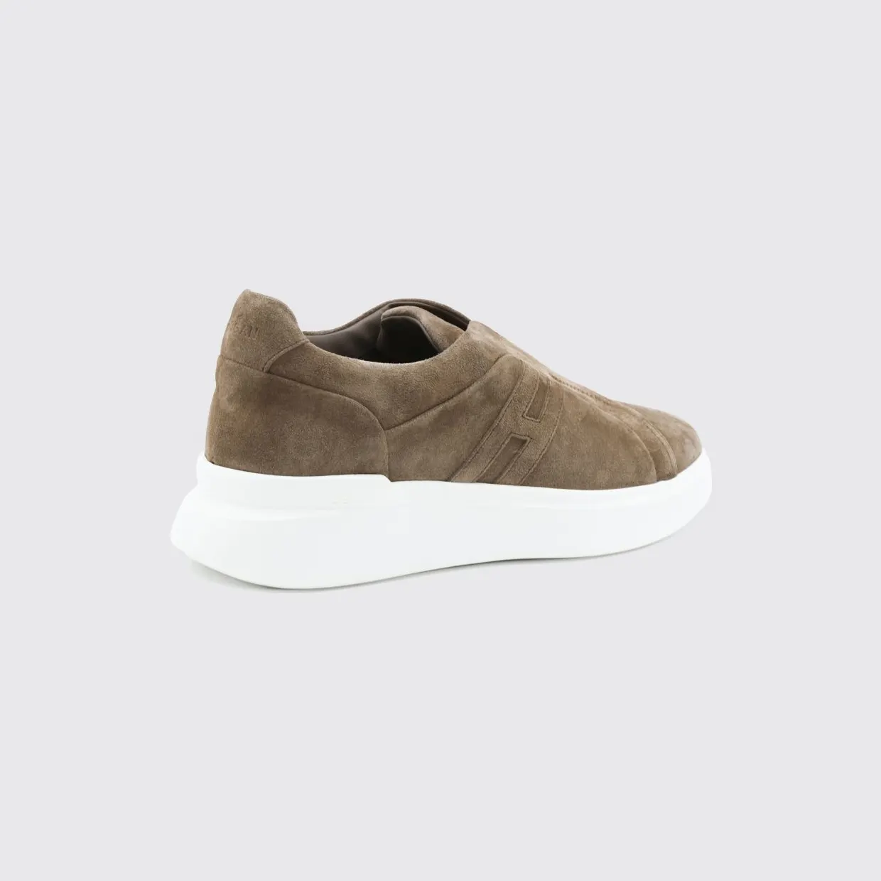 Hogan H580 Suede Slip-On Sneakers with Chunky Sole Camel (HXM5800BE00HG0S408) (2)