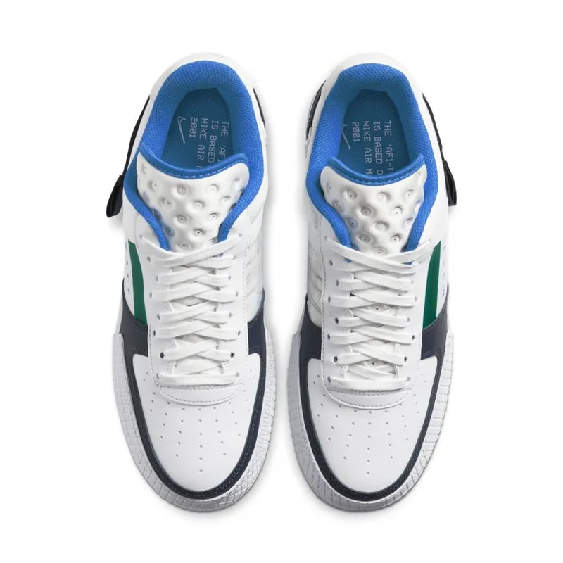 Nike Air Force 1 Type White Obsidian White/Obsidian-Photo Blue-White (CQ2344-100)