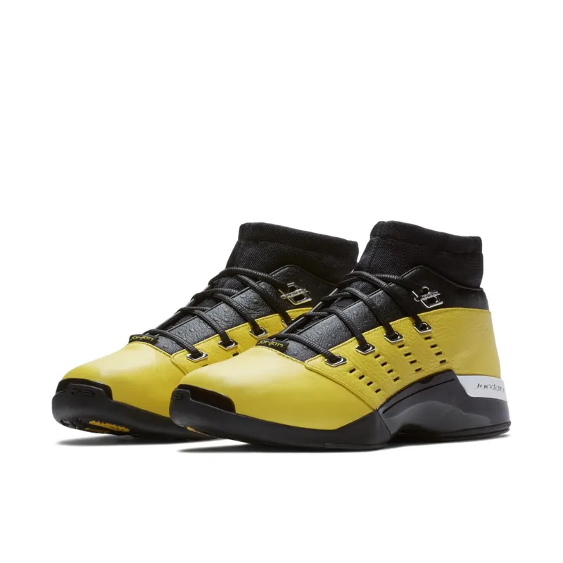 Jordan 17 Retro Low SoleFly Alternate Lightning Black/Lightening-Metallic Silver (AJ7321-003)