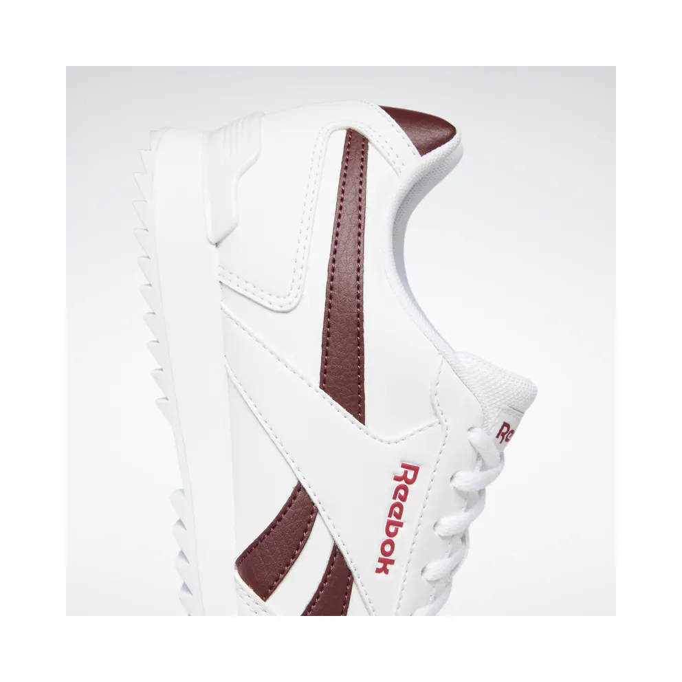 Reebok Royal Glide Ripple Clip Shoes Cloud White / Garnet Met / Punch Berry