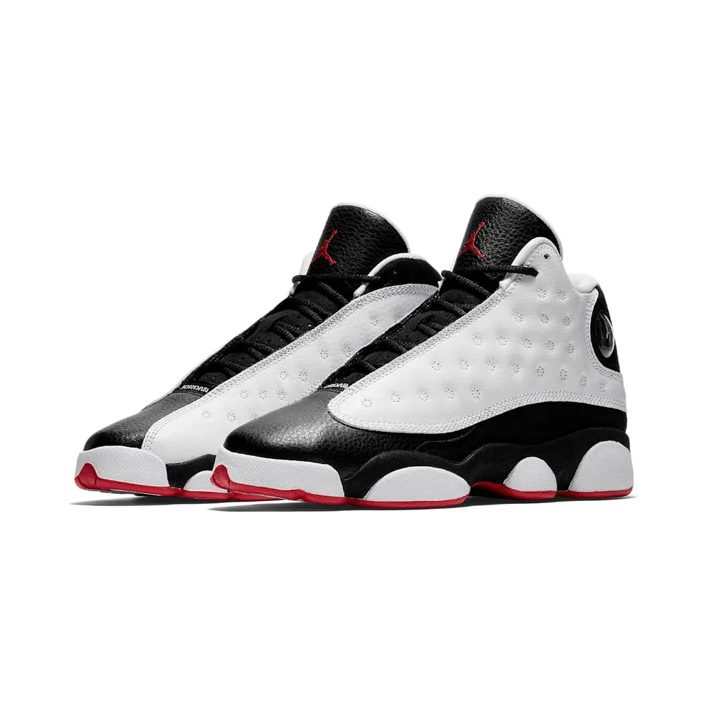 Jordan 13 Retro He Got Game 2018 (GS) White/True Red-Black (884129-104)