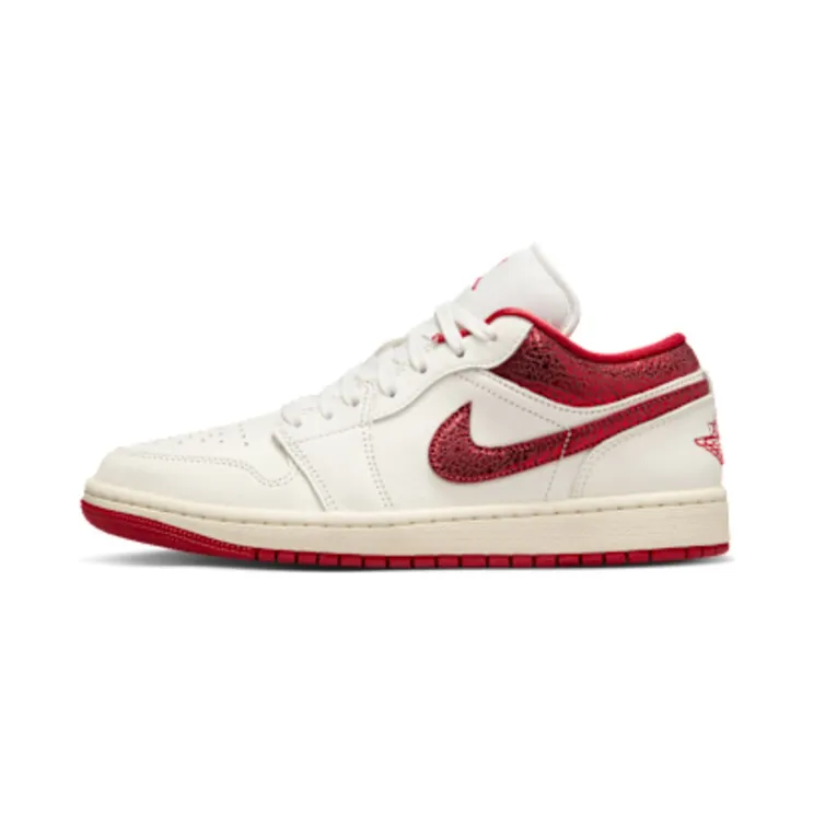 Jordan 1 Low Ruby “Sail / Team Red / Varsity Red” (HJ9338-106)